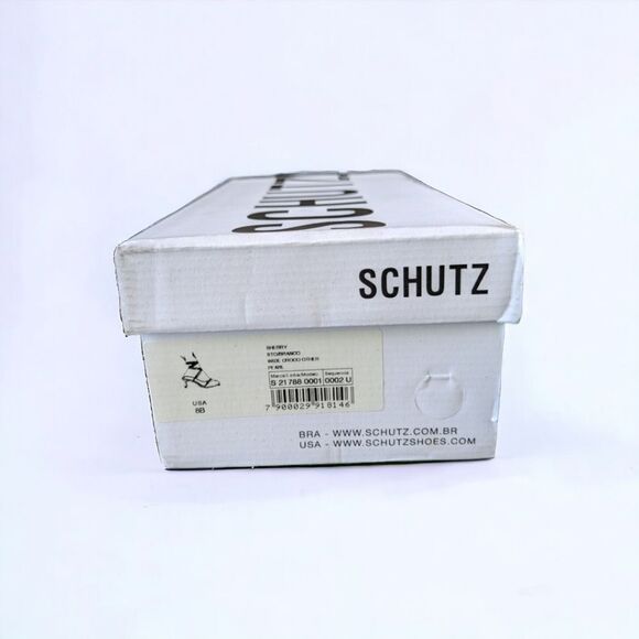 NWT Schutz Sherry Pearl Cream Leather Sandal size 8 - Picture 10 of 13